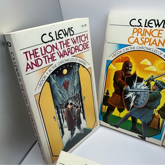 Vintage The Chronicles of Narnia 7 Book Box Set by C S Lewis 1978 Paperback - Picture 11 of 13